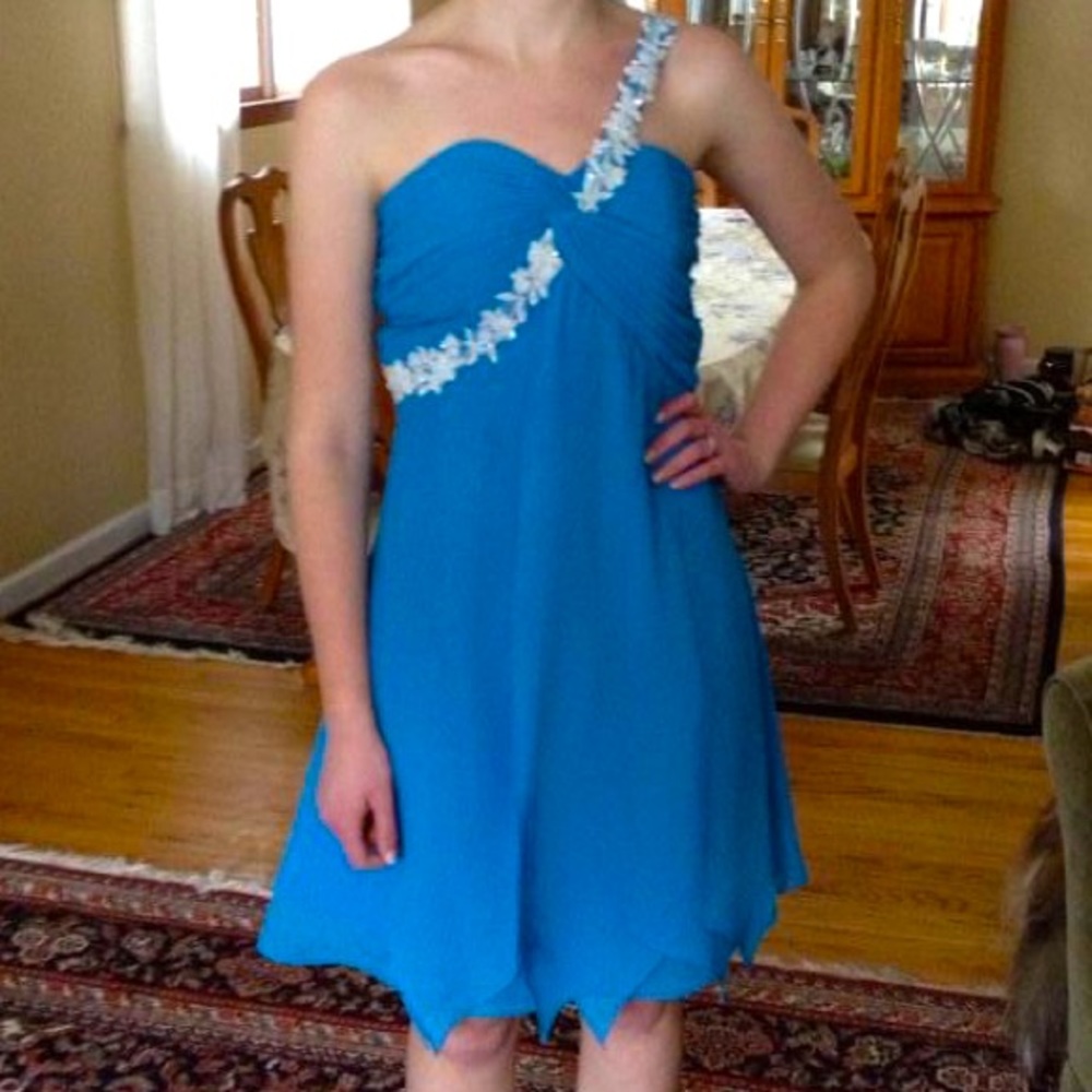 Short One Shoulder Prom Dress